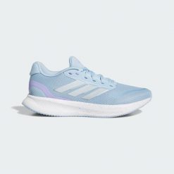 Buty Runfalcon 5 Running. Czarne obuwie sportowe damskie Adidas, bez wzorów, do biegania. Za 211.99 zł.