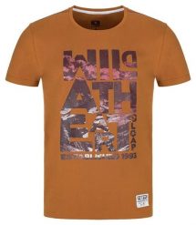 T-shirt męski Loap Bolt brązowy. Brązowe t-shirty męskie Scarpa, m, bez wzorów, z bawełny, sportowe, bez kołnierzyka. Za 130.99 zł.
