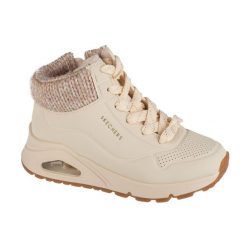 Buty zimowe dziewczęce, Uno Gen1 - Darling Daze. Brązowe buty sportowe dziewczęce Skechers, bez wzorów, z syntetyku, bez zapięcia, trekkingowe, Skechers Sport. Za 319.99 zł.