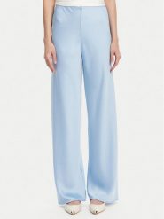 Imperial Spodnie materiałowe P5R7JBA Błękitny Regular Fit. Niebieskie spodnie materiałowe damskie Imperial, s, bez wzorów, z materiału. Za 239.99 zł.