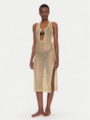 Chantelle Sukienka plażowa Pulp Metallic C22RW0 Beżowy Regular Fit. Brązowe sukienki damskie Chantelle, na plażę, l, bez wzorów, z syntetyku, bez kołnierzyka, bez ramiączek. Za 279.99 zł.
