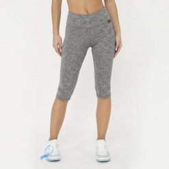 Damskie Szorty Fitness Shaping-Up Kluczowe Cechy Szary Melanż. Szare szorty sportowe damskie ELPLAYER, xl, bez wzorów, z bawełny, z podwyższonym stanem, do biegania. Za 92.00 zł.