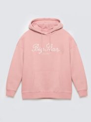 Bluza damska z kapturem różowa Raisa 601. Czerwone bluzy damskie Big Star, l, bez wzorów, z dzianiny, z kapturem. Za 249.99 zł.