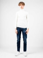 Xagon Man Sweter "Turtleneck" | A22081 & ELV18 | Mężczyzna | Kremowy. Białe swetry przez głowę męskie Xagon, m, bez wzorów, z dzianiny, bez kołnierzyka. W wyprzedaży za 229.00 zł.