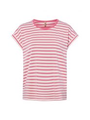 Soyaconcept® Koszulka - SC-Rina Kobiety Bawełna niebieski|wyrazisty róż, XL. Czerwone t-shirty damskie xl, bez wzorów, z bawełny, eleganckie, bez kołnierzyka. Za 89.95 zł.
