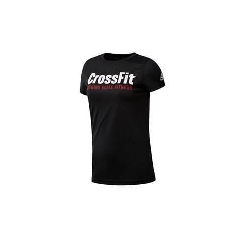 Koszulka sportowa damska Reebok Fef Speedwick. Czarne koszulki sportowe damskie Reebok, bez wzorów, bez kołnierzyka, bez ramiączek. Za 146.00 zł.