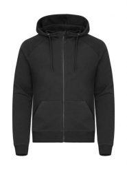 Clique Miami PRO Hoody Full Zip – bluza z kapturem z French Terry. Czarne bluzy męskie CLIQUE, m, bez wzorów, z bawełny, z kapturem. Za 223.98 zł.