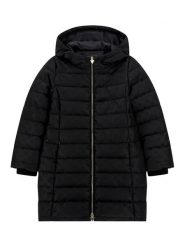 Guess Płaszcz zimowy J5BL23 WI140 Czarny Regular Fit. Czarne kurtki i płaszcze dla dziewczynek Guess, na zimę, z aplikacjami, z syntetyku, bez kaptura. Za 459.99 zł.
