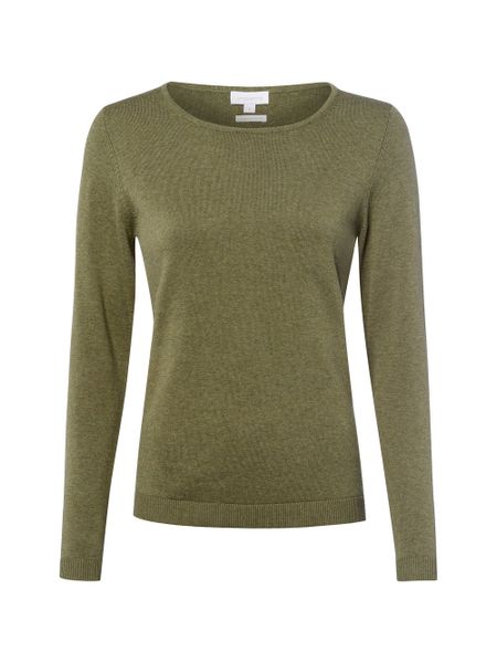Brookshire Sweter z dzianiny DAmen Kobiety drobna dzianina zielony marmurkowy, XXL. Zielone swetry damskie brookshire, na jesień, xxl, bez wzorów, z bawełny, bez kołnierzyka, bez ramiączek, bez kaptura. Za 199.95 zł.