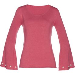 Sweter z perełkami bonprix dymny malinowy. Swetry damskie marki KALENJI. Za 49.99 zł.