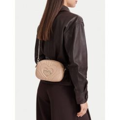Torebka Eva Minge. Brązowe torebki do ręki damskie Eva Minge, bez wzorów, wizytowe, bez dodatków. Za 229.99 zł.