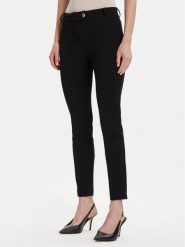 Rinascimento Chinosy CFC0126226003 Czarny Slim Fit. Czarne spodnie materiałowe damskie Rinascimento, xs, bez wzorów, z syntetyku. Za 279.99 zł.