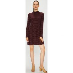 Vero Moda - Sukienka. Szare sukienki damskie Vero Moda, z bawełny, casualowe, z długim rękawem. Za 119.90 zł.