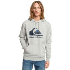 Bluza z kapturem dla Mężczyzn BIG LOGO Szary. Szare bluzy męskie Quiksilver, na zimę, m, bez wzorów, z bawełny, z kapturem. Za 319.99 zł.