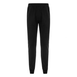 Spodnie Kappa Savone. Czarne eleganckie spodnie męskie Kappa, m, bez wzorów, z dresówki. W wyprzedaży za 152.50 zł.