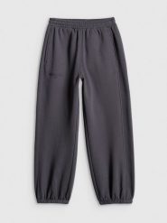 4F Spodnie dresowe joggery chłopięce - szare 158/164 (12-14 lat). Szare spodnie sportowe dla chłopców 4f, bez wzorów, z dresówki, sportowe. Za 119.99 zł.