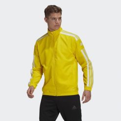 Kurtka adidas Squadra 21 Presentation. Białe kurtki męskie Adidas, m, bez wzorów, sportowe, bez kaptura. Za 191.05 zł.