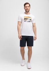 Klasyczne szorty dresowe M-MERO. Niebieskie krótkie spodenki sportowe męskie Volcano, m, bez wzorów, z bawełny. Za 119.99 zł.