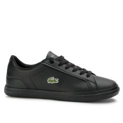 Buty sneakersy damskie sportowe Lacoste LEROND BL 21 1 CUJ. Czarne obuwie sportowe damskie Lacoste, bez wzorów, z gumy, trekkingowe. Za 359.00 zł.