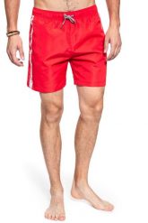 SPODENKI MUSTANG Simon Swim Trunks 1009735 7130. Czerwone szorty męskie Mustang, m, bez wzorów. W wyprzedaży za 79.99 zł.
