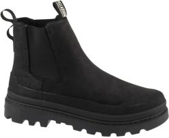 Palladium Trooper Chelsea WP Czarne 44 (79576-008-M). Czarne buty sportowe męskie Palladium, bez zapięcia. Za 573.49 zł.