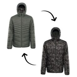 Kurtka męska ocieplana dwustronna Alpine Pro Erom. Zielone kurtki męskie Alpine Pro, m, bez wzorów, z puchu, sportowe, bez kaptura. W wyprzedaży za 499.00 zł.