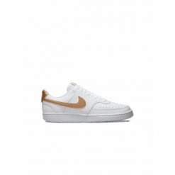 Buty damskie Nike Court Vision Low Next Nature. Białe obuwie sportowe damskie Nike, bez wzorów, ze skóry, trekkingowe, nike court. Za 329.99 zł.