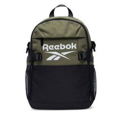 Plecak Reebok. Brązowe plecaki damskie Reebok, bez wzorów, sportowe. Za 129.99 zł.