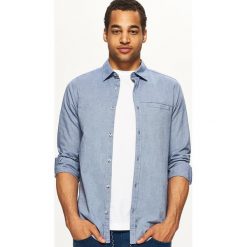 Koszula SLIM FIT - Granatowy. Koszule męskie marki Cropp. W wyprzedaży za 39.99 zł.