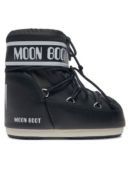 Moon Boot Śniegowce 80D1409340 Czarny. Czarne kozaki męskie Moon Boot, ze skóry, bez zapięcia. Za 809.99 zł.