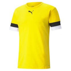 Koszulka piłkarska męska PUMA teamRISE Jersey. Brązowe koszulki sportowe męskie Puma, m, bez wzorów, z jersey, bez kołnierzyka, bez ramiączek, do piłki nożnej. Za 148.00 zł.