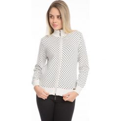 Kardigan w kolorze ecru ze wzorem. Białe kardigany damskie Denim Culture, l, bez wzorów, z bawełny. W wyprzedaży za 159.95 zł.