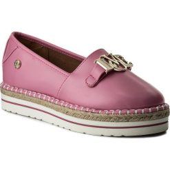 Espadryle LOVE MOSCHINO - JA10243G05JA0600 Rosa. Czerwone espadryle damskie Love Moschino, ze skóry ekologicznej. W wyprzedaży za 369.00 zł.