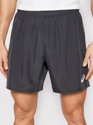 Asics Szorty sportowe Core 7in 2011C337 Szary Regular Fit. Szare krótkie spodenki sportowe męskie Asics, m, bez wzorów, z syntetyku, do biegania. Za 89.99 zł.