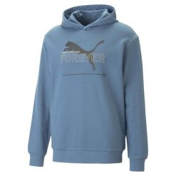 Bluza Sportowa Męska Puma Ess Better Tr. Niebieskie bluzy sportowe męskie Puma, m, bez wzorów, z dżerseju, z kapturem. Za 315.10 zł.