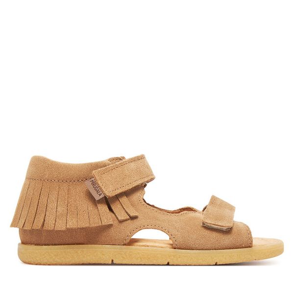 Sandały Mrugała. Brązowe sandały chłopięce Mrugała, bez zapięcia. Za 329.99 zł.