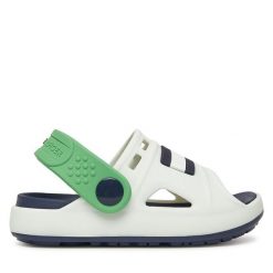 Sandały Tommy Hilfiger. Białe sandały chłopięce Tommy Hilfiger, bez zapięcia. Za 119.99 zł.