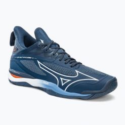 Buty męskie do piłki ręcznej Mizuno Wave Mirage 4 X1GA215021. Białe buty sportowe męskie Mizuno, bez zapięcia, do piłki ręcznej, mizuno wave. Za 589.00 zł.