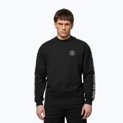 Bluza męska Pitbull Tape Parker Crewneck. Czarne bluzy męskie PITBULL, m, bez wzorów, z bawełny, bez kaptura. Za 199.99 zł.