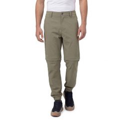 Męskie spodnie trekkingowe z odpinanymi nogawkami Siroko Cairn Green. Zielone spodnie sportowe męskie SIROKO, m, bez wzorów, z materiału, trekkingowe. Za 254.00 zł.