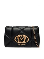 LOVE MOSCHINO Torebka JC4043PP1PLC0000 Czarny. Czarne torebki do ręki damskie Love Moschino, bez wzorów, ze skóry, wizytowe, bez dodatków. Za 789.99 zł.