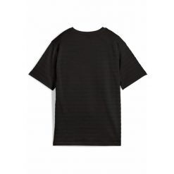 Damska strukturalna koszulka ESS ELEVATED o luźnym kroju PUMA Black. Czarne koszulki sportowe damskie Puma, s, bez wzorów, eleganckie, bez kołnierzyka. W wyprzedaży za 79.00 zł.