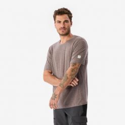 Koszulka trekkingowa męska Merino Rec Fresh. Brązowe koszulki sportowe męskie SIMOND, l, bez wzorów, z lyocellu, bez kołnierzyka, bez ramiączek, trekkingowe. Za 119.99 zł.