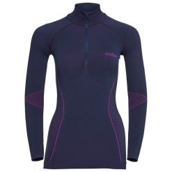 Odlo Koszulka damska l/s turtle neck 1/2 zip Evolution fioletowa r. S (183191). T-shirty damskie marki Odlo. Za 114.23 zł.
