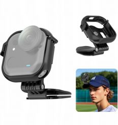 Puluz Mocowanie Uchwyt Klips Do Czapki Czapka Na Insta360 Go Ultra / Pov Vlog / Pu1089b. Czapki i kapelusze męskie PULUZ, bez wzorów, sportowe. Za 49.90 zł.