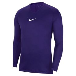 Bluza Męska Park DriFIT Base Layer Top. Fioletowe bluzy męskie Nike, m, bez wzorów, z materiału, bez kaptura. Za 126.25 zł.