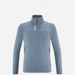 Bluza męska trekkingowa MILLET Ubic Lightgrid Jkt M. Czerwone bluzy męskie Millet, m, bez wzorów, z materiału, bez kaptura. Za 259.00 zł.