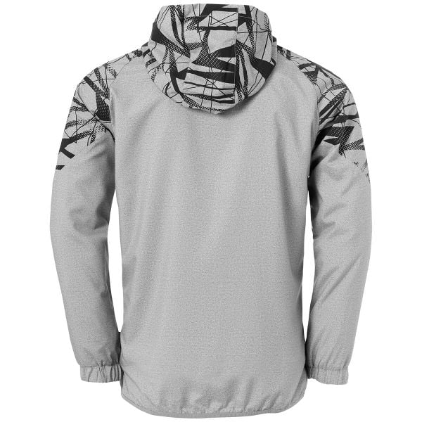 Tkana bluza z kapturem Uhlsport Goal 25 Evo. Czarne bluzy męskie Uhlsport, s, bez wzorów, z elastanu, z kapturem. Za 246.00 zł.