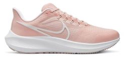 Buty do biegania damskie Nike Air Zoom Pegasus 39. Czerwone obuwie sportowe damskie Nike, bez wzorów, z materiału, do biegania. Za 589.99 zł.