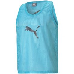 Znacznik męski Puma Bib. Niebieskie bluzki z długim rękawem męskie Puma, m, bez wzorów, bez kołnierzyka. Za 64.35 zł.